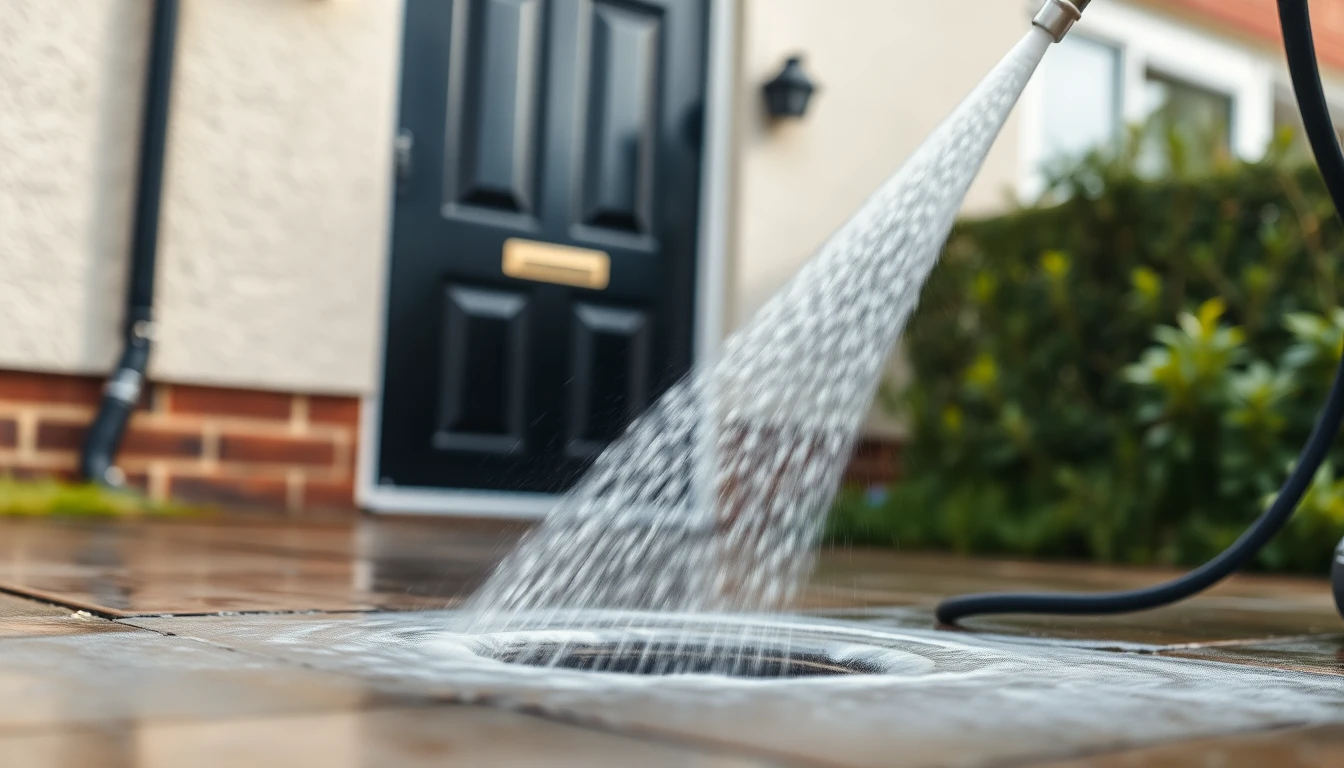Drain Jetting in Exeter, Devon